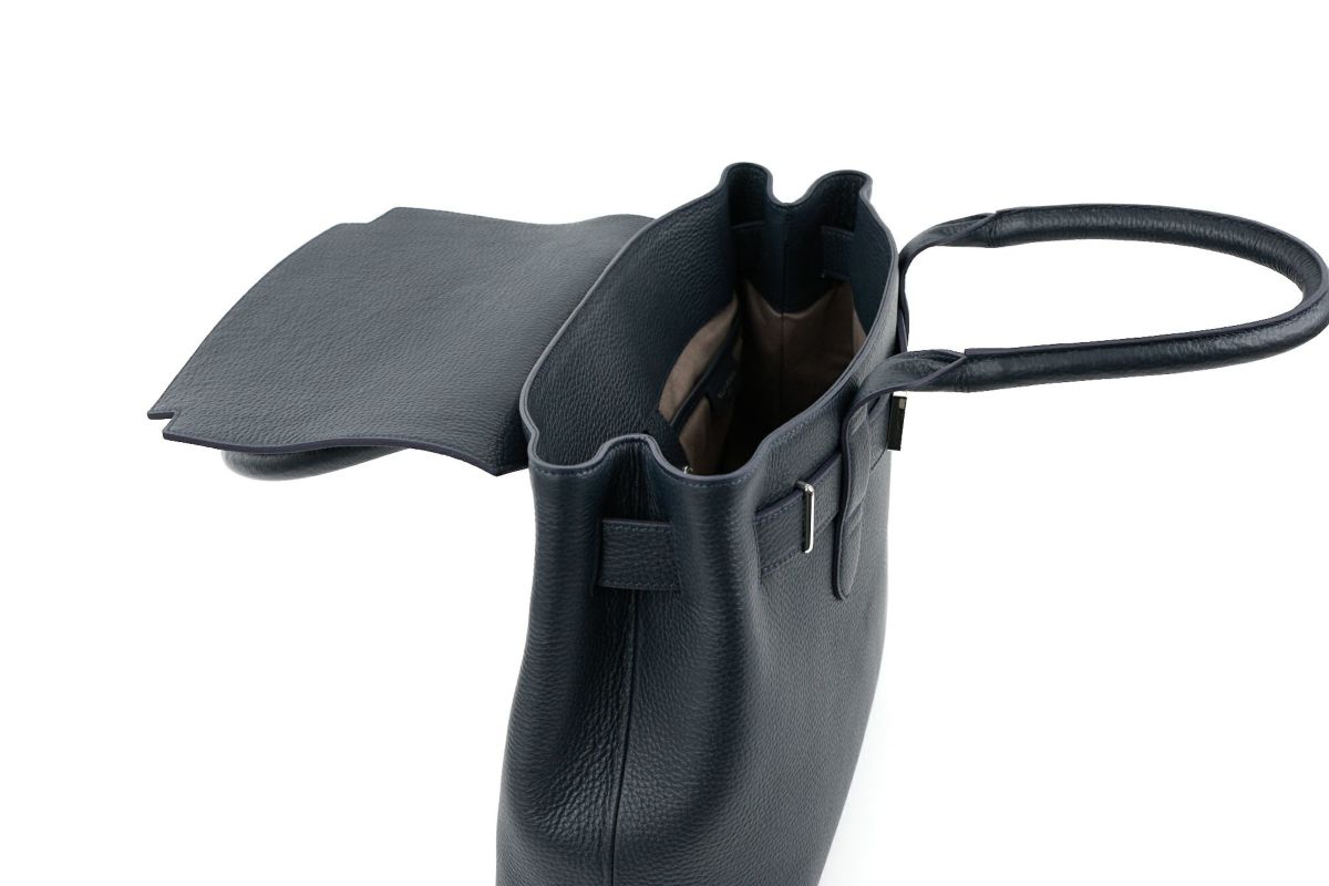 PELLE MORBIDA ペッレモルビダ Maiden Voyage メイデン ボヤージュ シュリンクレザー フラップトートバッグ PMO-MB083