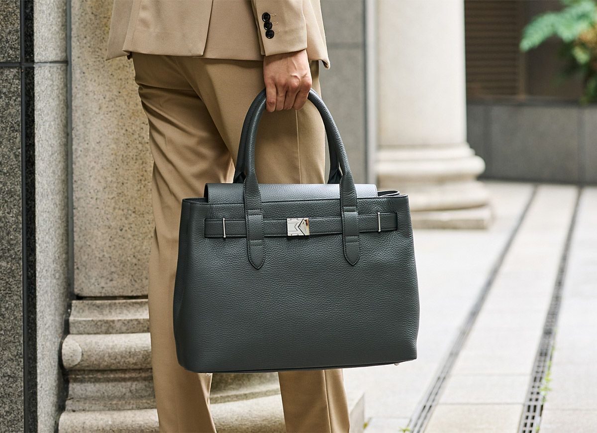 PELLE MORBIDA ペッレモルビダ Maiden Voyage メイデン ボヤージュ シュリンクレザー フラップトートバッグ PMO-MB083