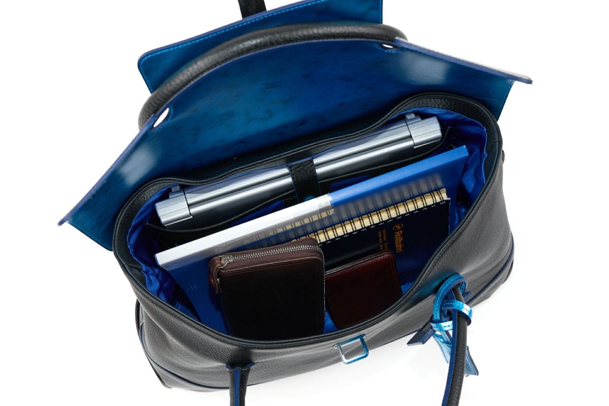 PELLE MORBIDA ペッレモルビダ DEEPOCEAN ディープオーシャン フラップトートバッグ PMO-MB055DE