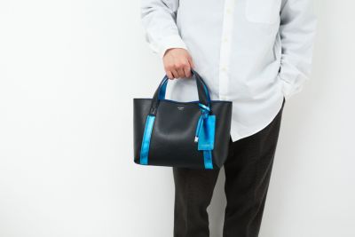 PELLE MORBIDA ペッレモルビダ DEEPOCEAN ディープオーシャン ミニトートバッグ PMO-TE007DE