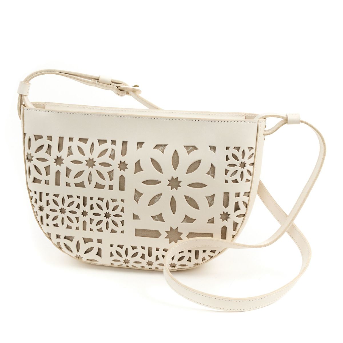 genten ゲンテン Sail Cut Work セイルカットワーク ショルダーバッグ 44587