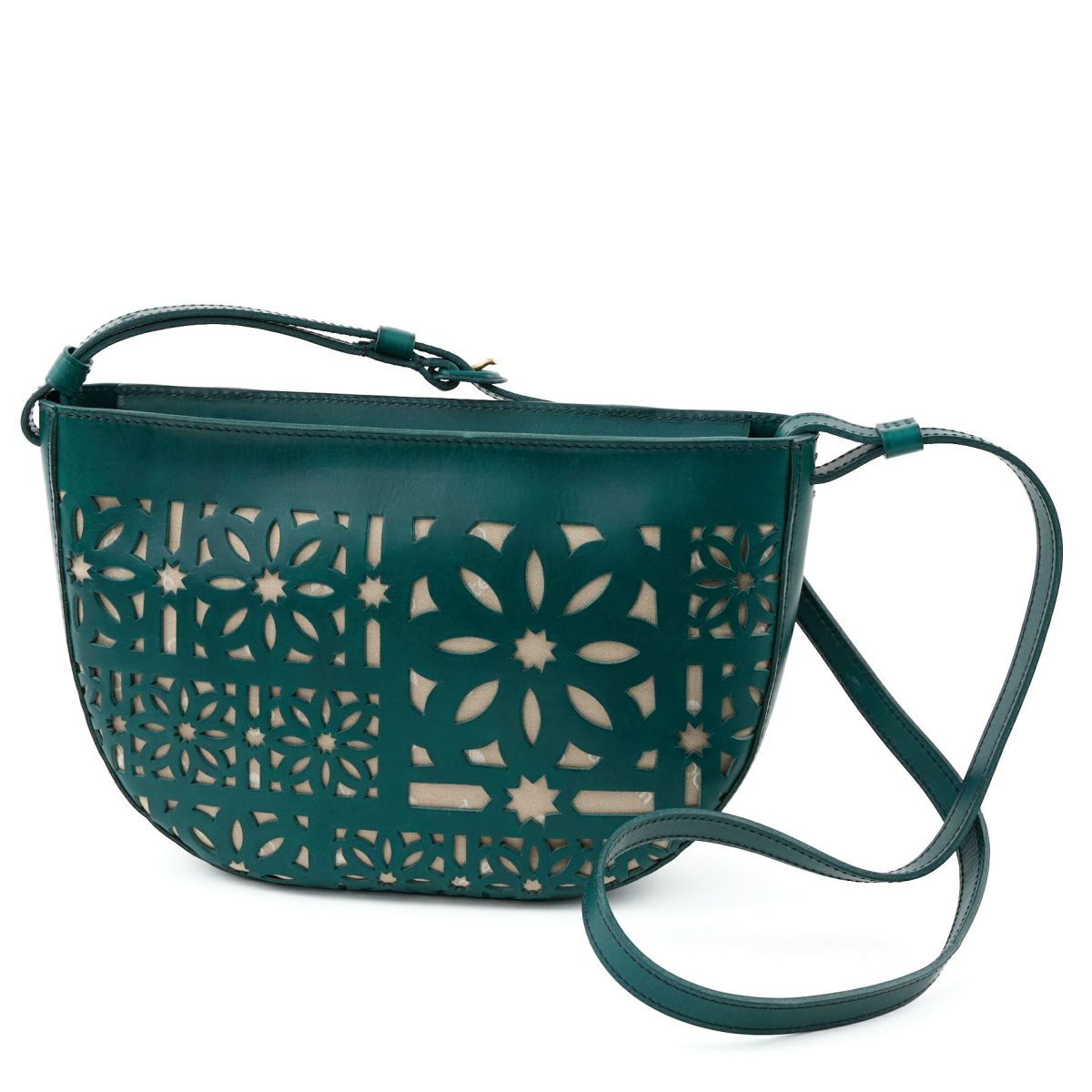 genten ゲンテン Sail Cut Work セイルカットワーク ショルダーバッグ 44587