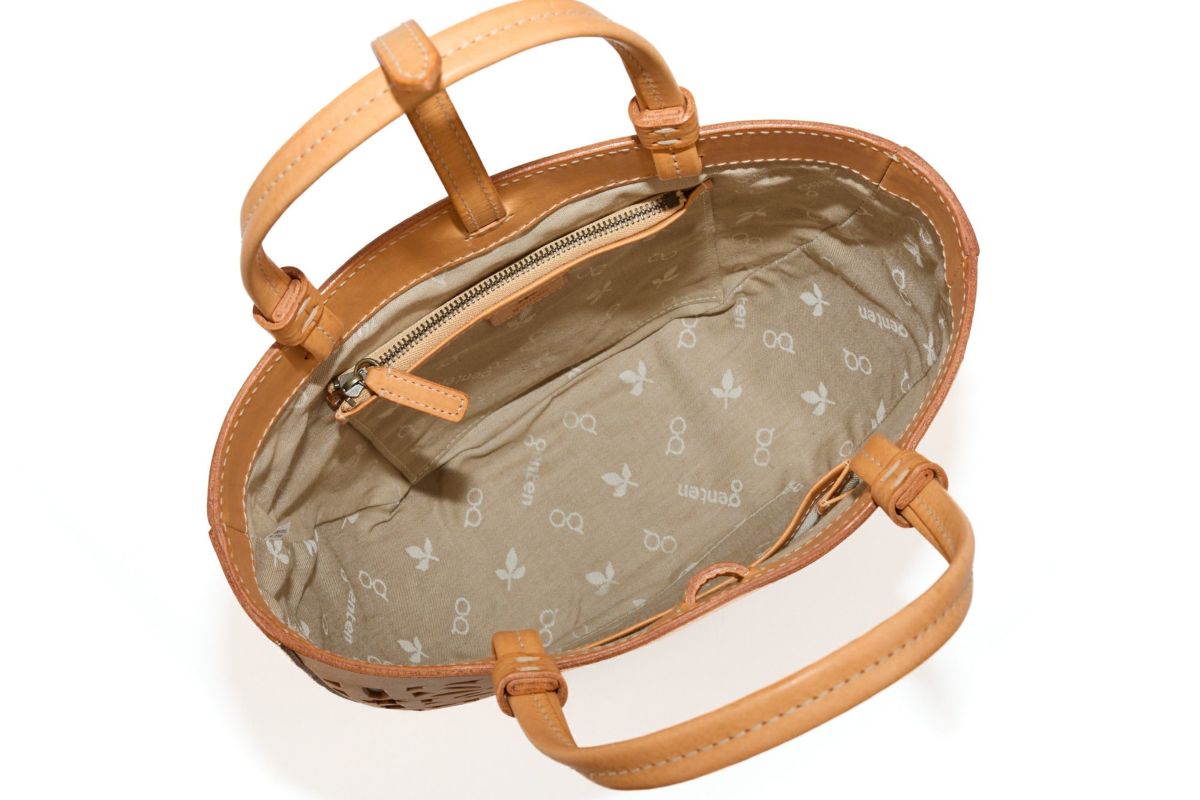 genten ゲンテン Sail Cut Work セイルカットワーク 手さげバッグ 44586