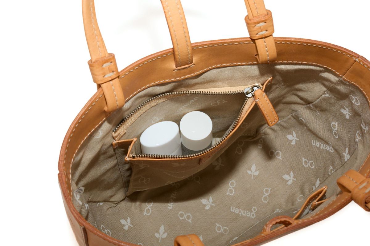 genten ゲンテン Sail Cut Work セイルカットワーク 手さげバッグ 44586