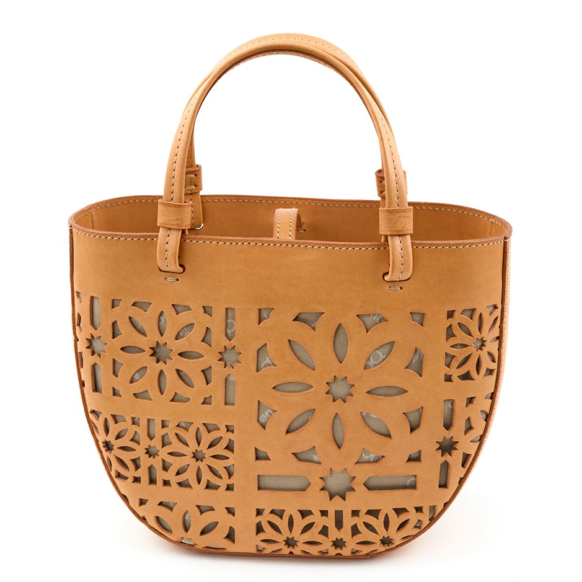 genten ゲンテン Sail Cut Work セイルカットワーク 手さげバッグ 44586