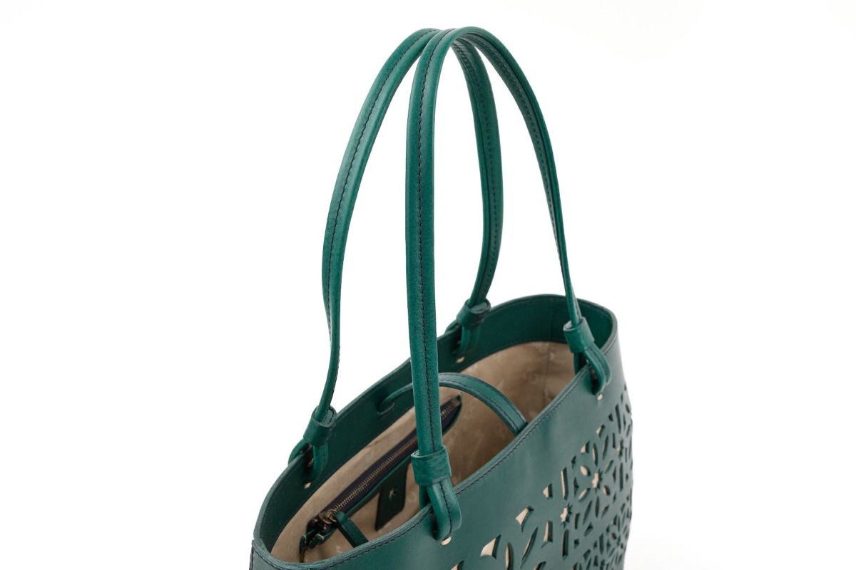 genten ゲンテン Sail Cut Work セイルカットワーク トートバッグ 44585