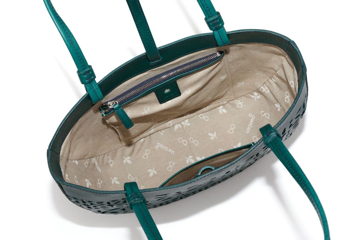 genten ゲンテン Sail Cut Work セイルカットワーク トートバッグ 44585