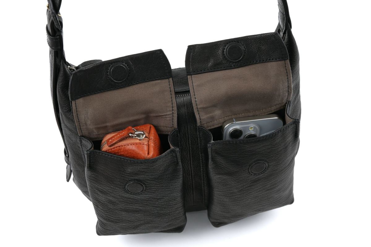 genten ゲンテン ゴートシュリンク ショルダーバッグ 44637