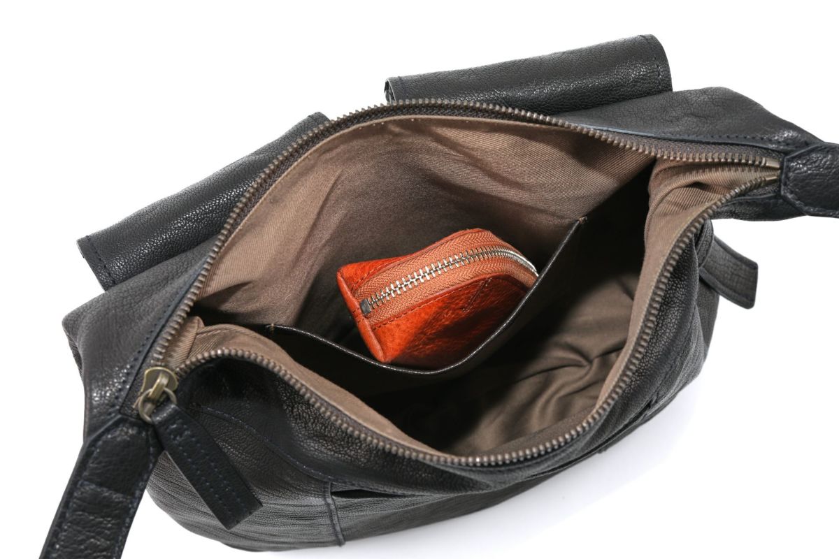 genten ゲンテン ゴートシュリンク ショルダーバッグ 44637