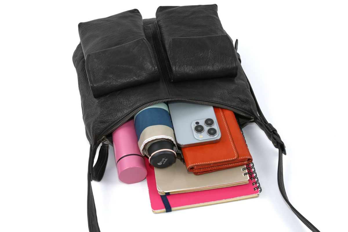 genten ゲンテン ゴートシュリンク ショルダーバッグ 44637