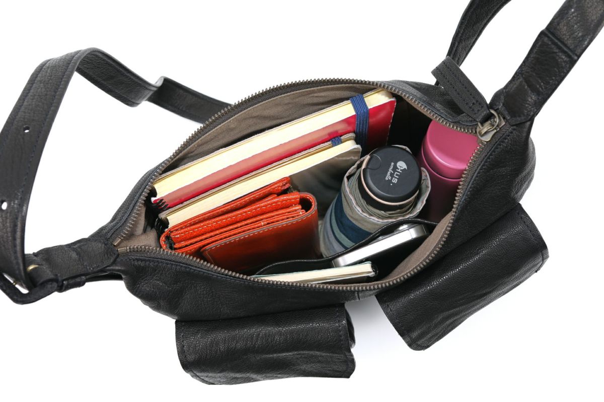 genten ゲンテン ゴートシュリンク ショルダーバッグ 44637