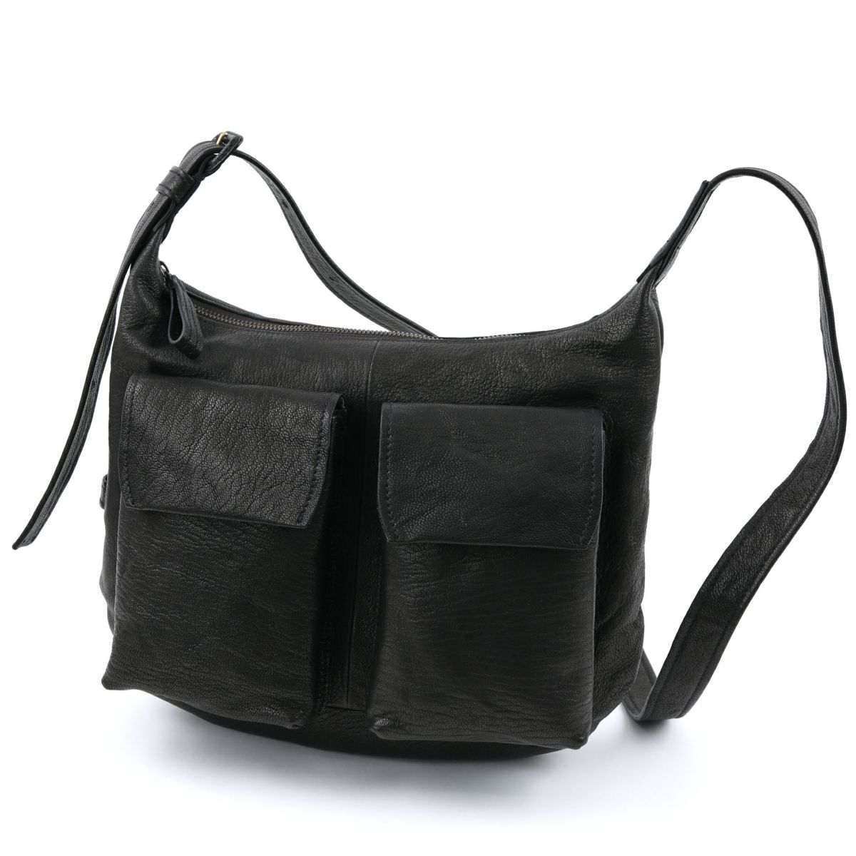 genten ゲンテン ゴートシュリンク ショルダーバッグ 44637