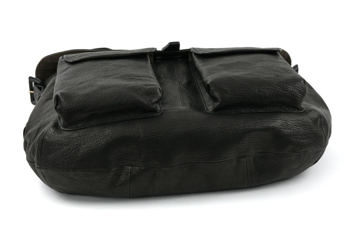 genten ゲンテン ゴートシュリンク ショルダーバッグ 44635