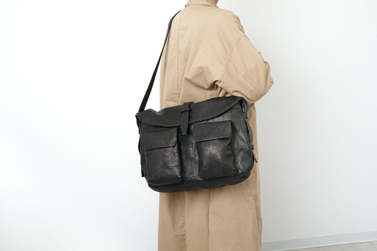 genten ゲンテン ゴートシュリンク ショルダーバッグ 44635