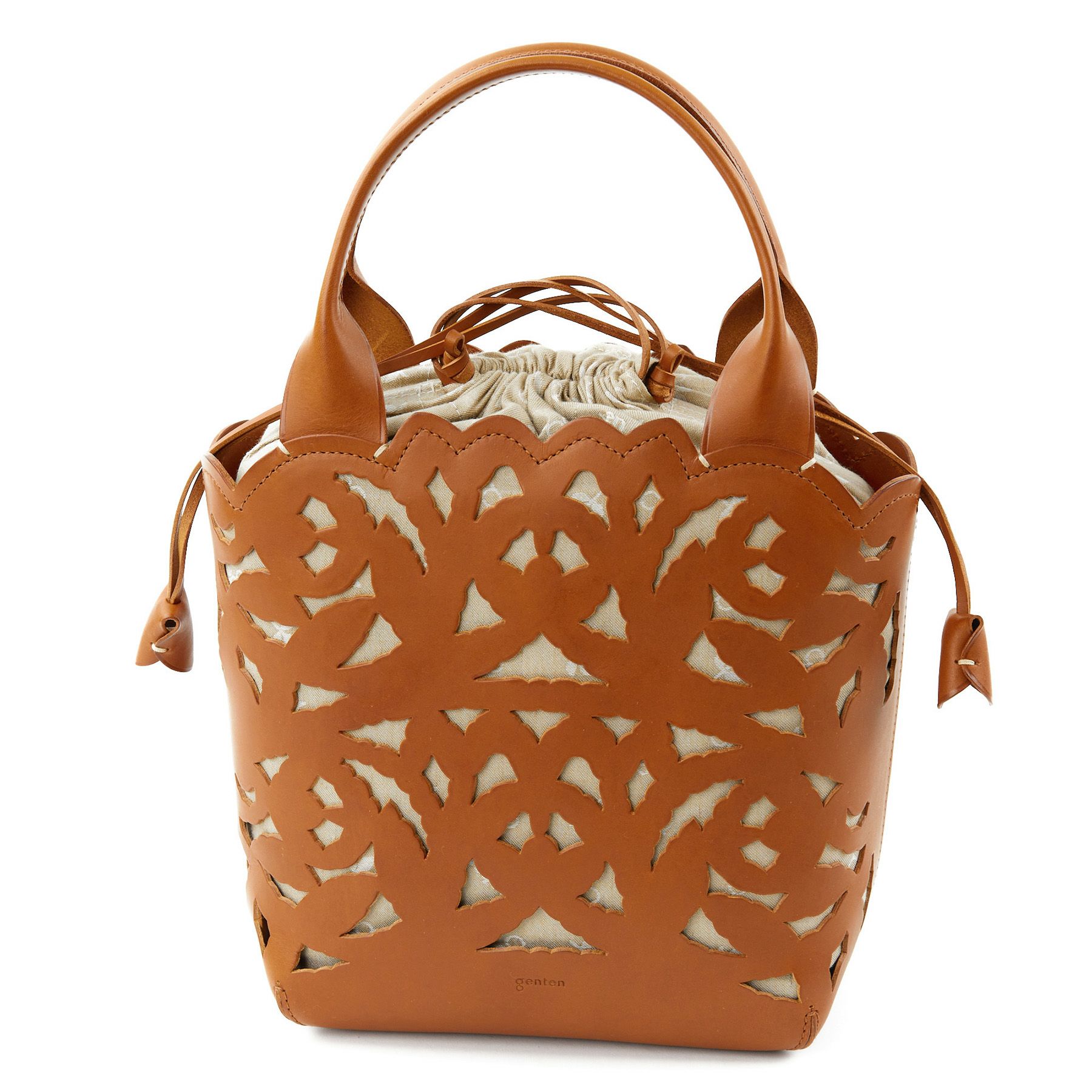 genten ゲンテン Garden cutwork ガーデンカットワーク トートバッグ