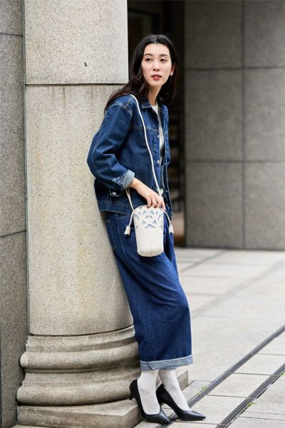 genten ゲンテン Garden cutwork ガーデンカットワーク ショルダーバッグ 43953