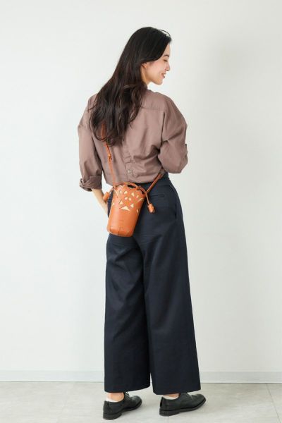 genten ゲンテン Garden cutwork ガーデンカットワーク ショルダーバッグ 43953