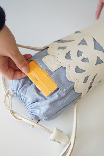 genten ゲンテン Garden cutwork ガーデンカットワーク ショルダーバッグ 43953