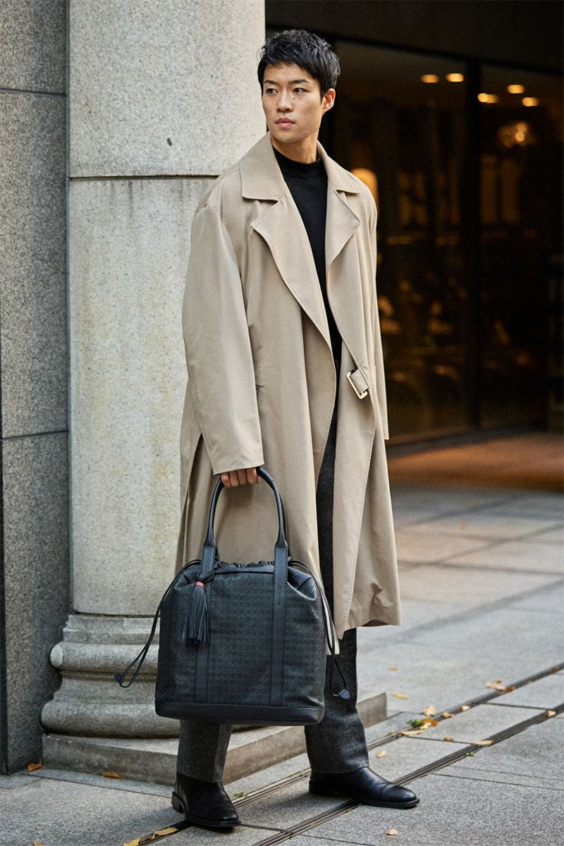 ACATE アカーテ BAMBINO バンビーノ 巾着トートバッグ ACT-BAMBINO FABRIC