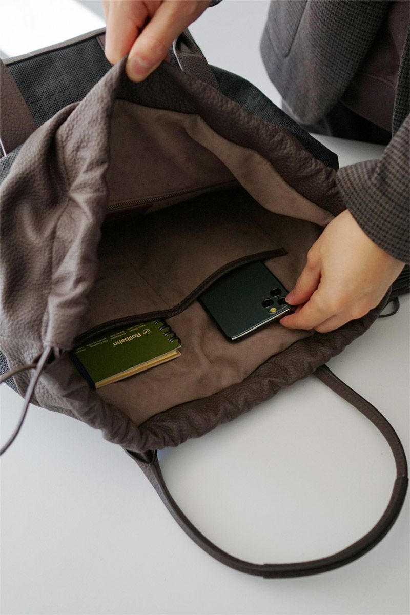 ACATE アカーテ BAMBINO バンビーノ 巾着トートバッグ ACT-BAMBINO FABRIC