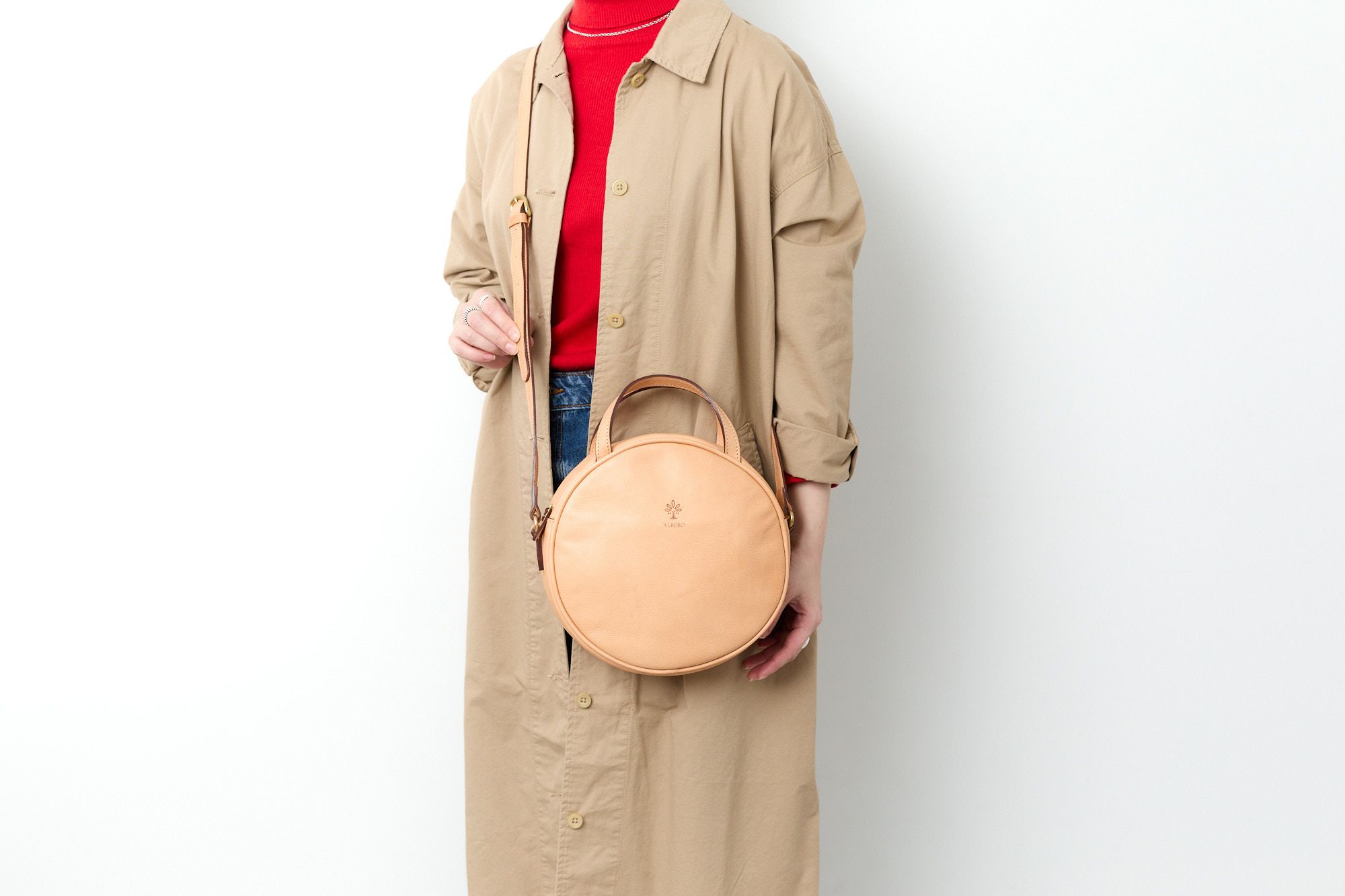 ALBERO アルベロ NATURALE ナチュラーレ 2WAYショルダーバッグ 2182