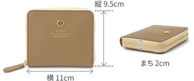 FRAME WORK フレームワーク クイック 小銭入れ付き二つ折り財布（ラウンドファスナー式 ） 0045060