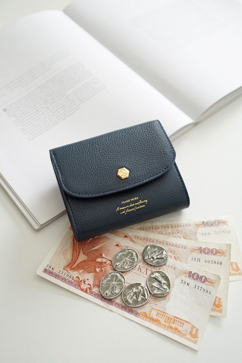 FRAME WORK フレームワーク クイック 小銭入れ付き二つ折り財布 0045061