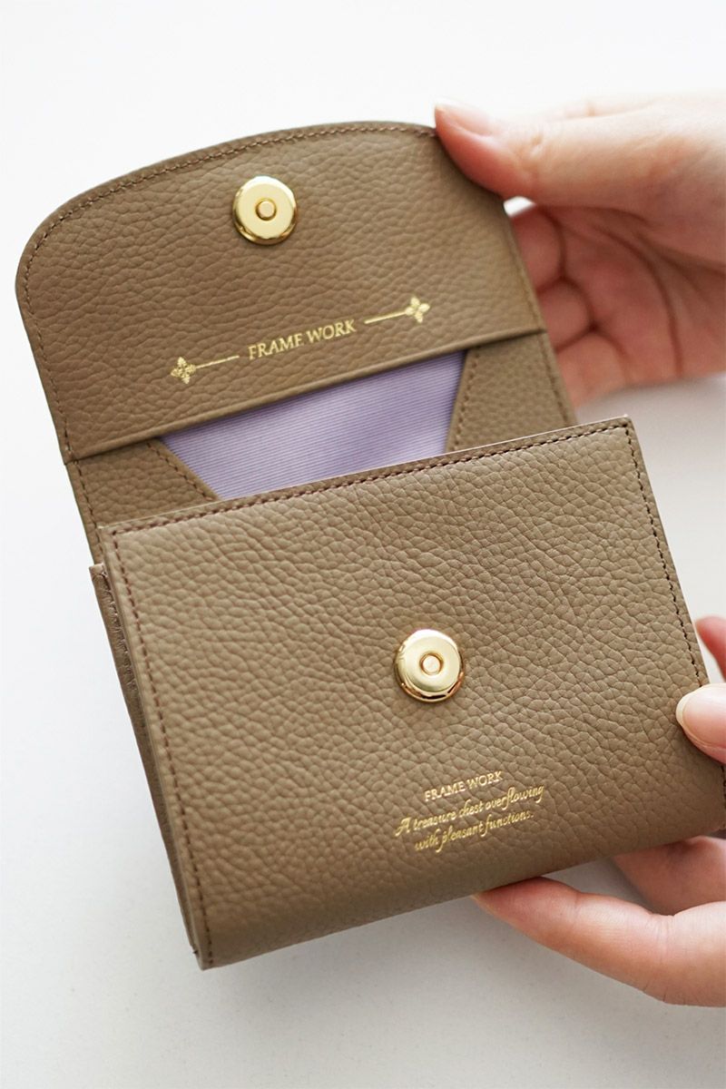 FRAME WORK フレームワーク クイック 小銭入れ付き二つ折り財布 0045061