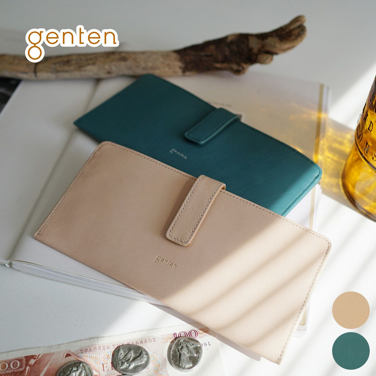 genten ゲンテン Pia ピア 薄型長財布 44645