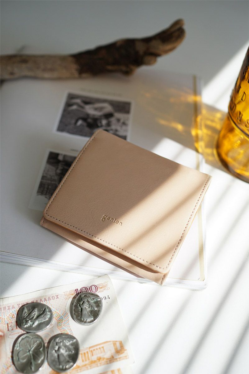 genten ゲンテン Pia ピア 小銭入れ付き二つ折り財布 44647