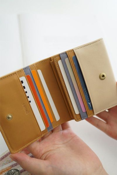 genten ゲンテン Pia ピア 小銭入れ付き二つ折り財布 44647
