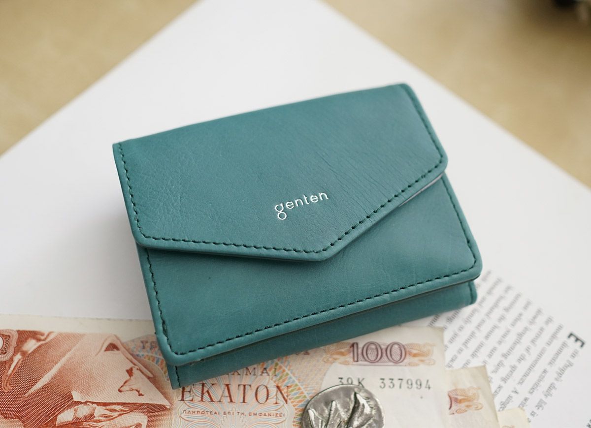 genten ゲンテン Pia ピア 小銭入れ付き三つ折り財布 44648