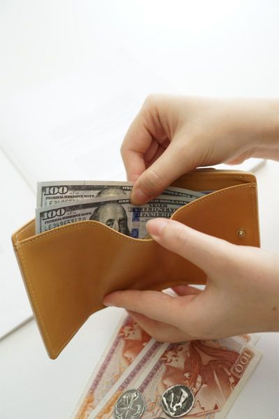 genten ゲンテン Pia ピア 小銭入れ付き三つ折り財布 44648