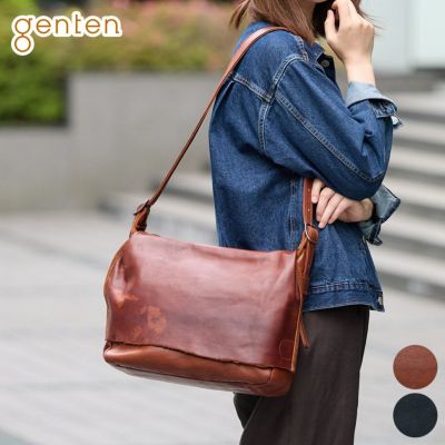 genten ゲンテン ホースレザーバッグ ショルダーバッグ 44612