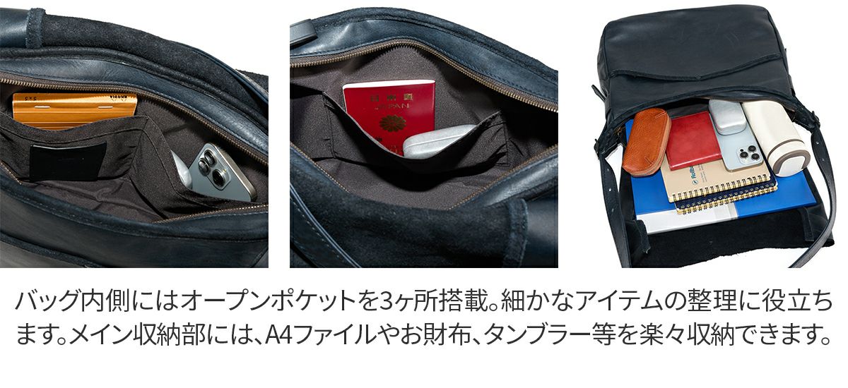 genten ゲンテン ホースレザーバッグ ショルダーバッグ 44612