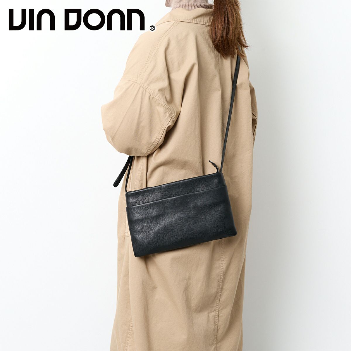 VIA DOAN ヴィア ドアン Zilda ジルダ 薄型ショルダーバッグ 7786