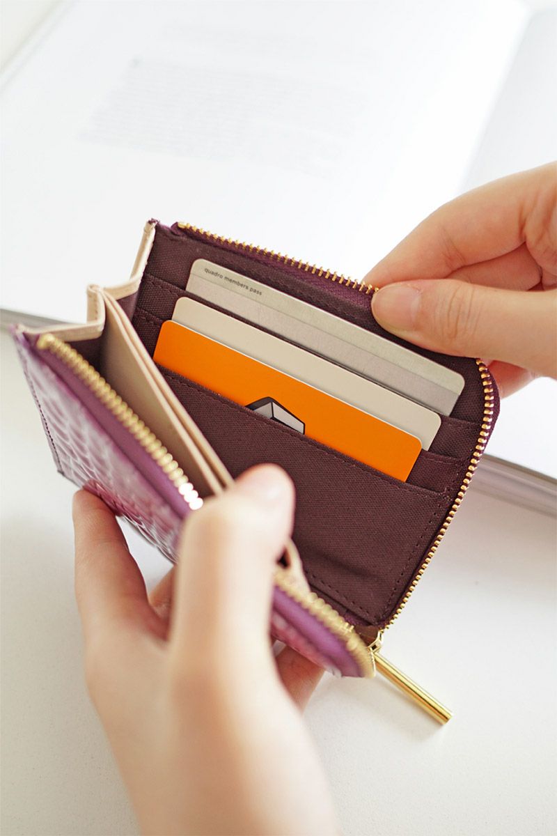 POMTATA ポンタタ CORO L ジップ ショートウォレット P2533