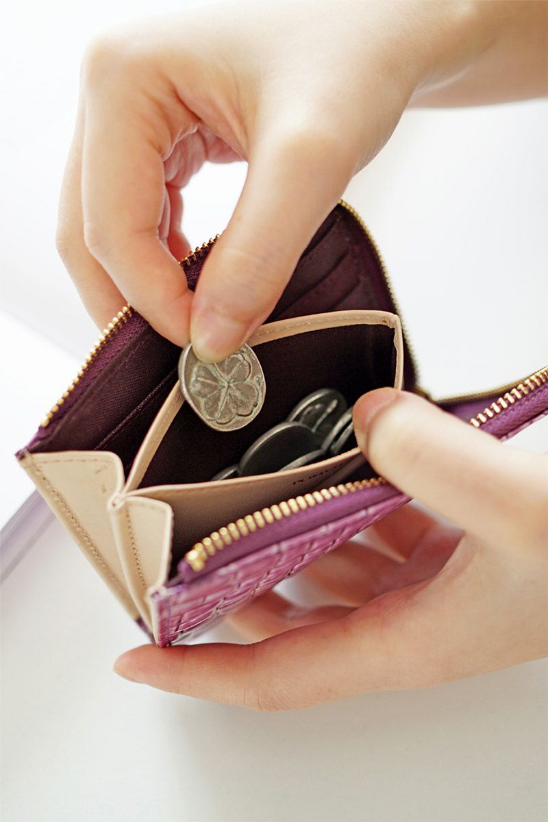 POMTATA ポンタタ CORO L ジップ ショートウォレット P2533