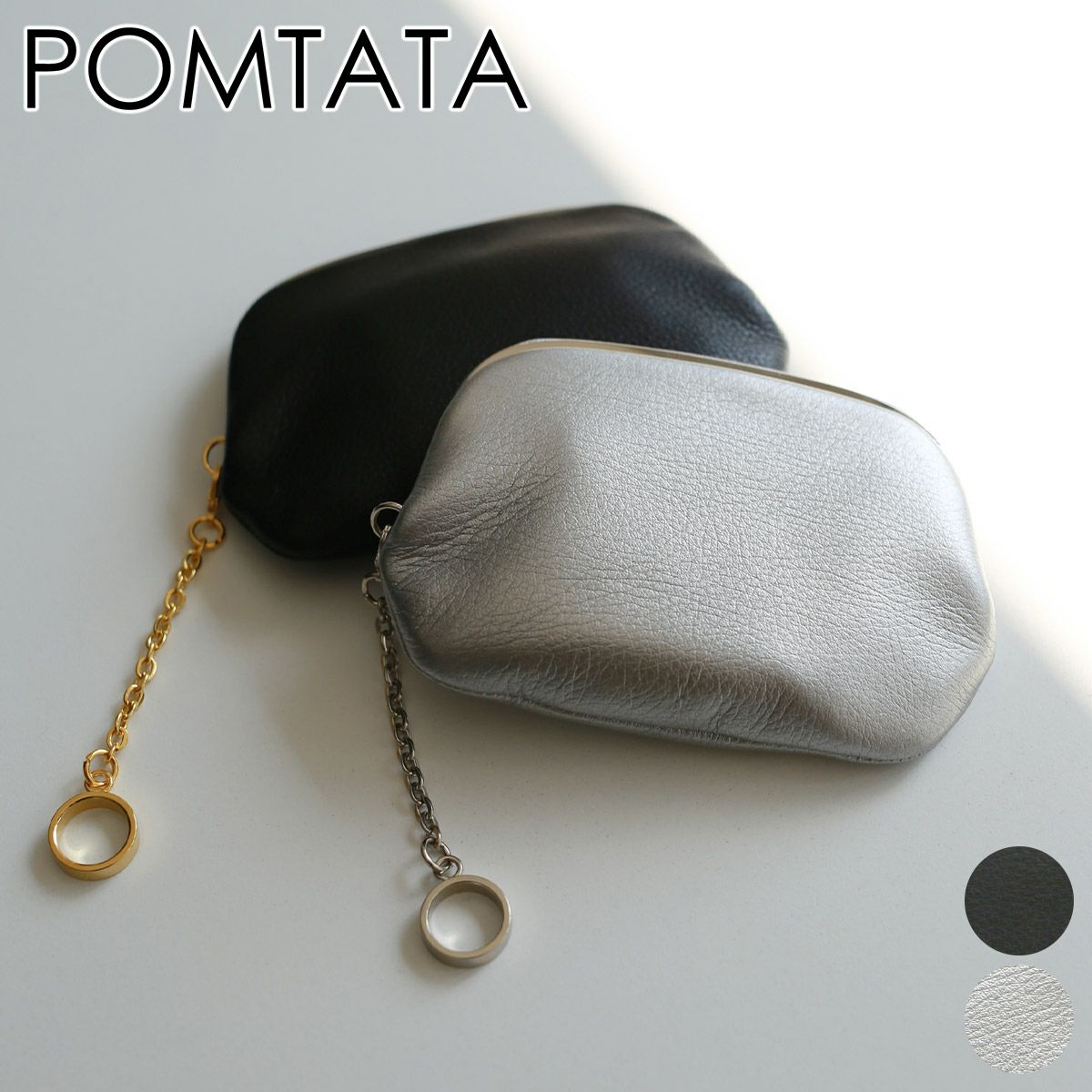 POMTATA ポンタタ RAC FRAM PURSE SHORT P2932