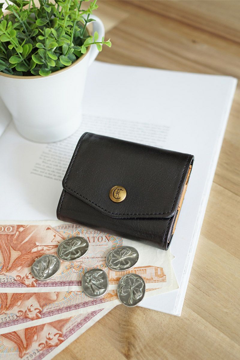 CLEDRAN クレドラン TRONC トロン 小銭入れ付き三つ折り財布 CR-CL3811