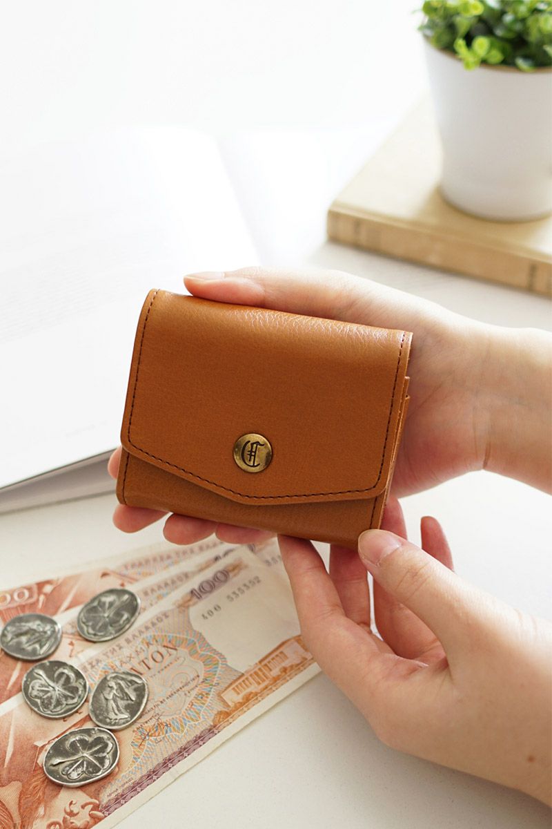 CLEDRAN クレドラン TRONC トロン 小銭入れ付き三つ折り財布 CR-CL3811