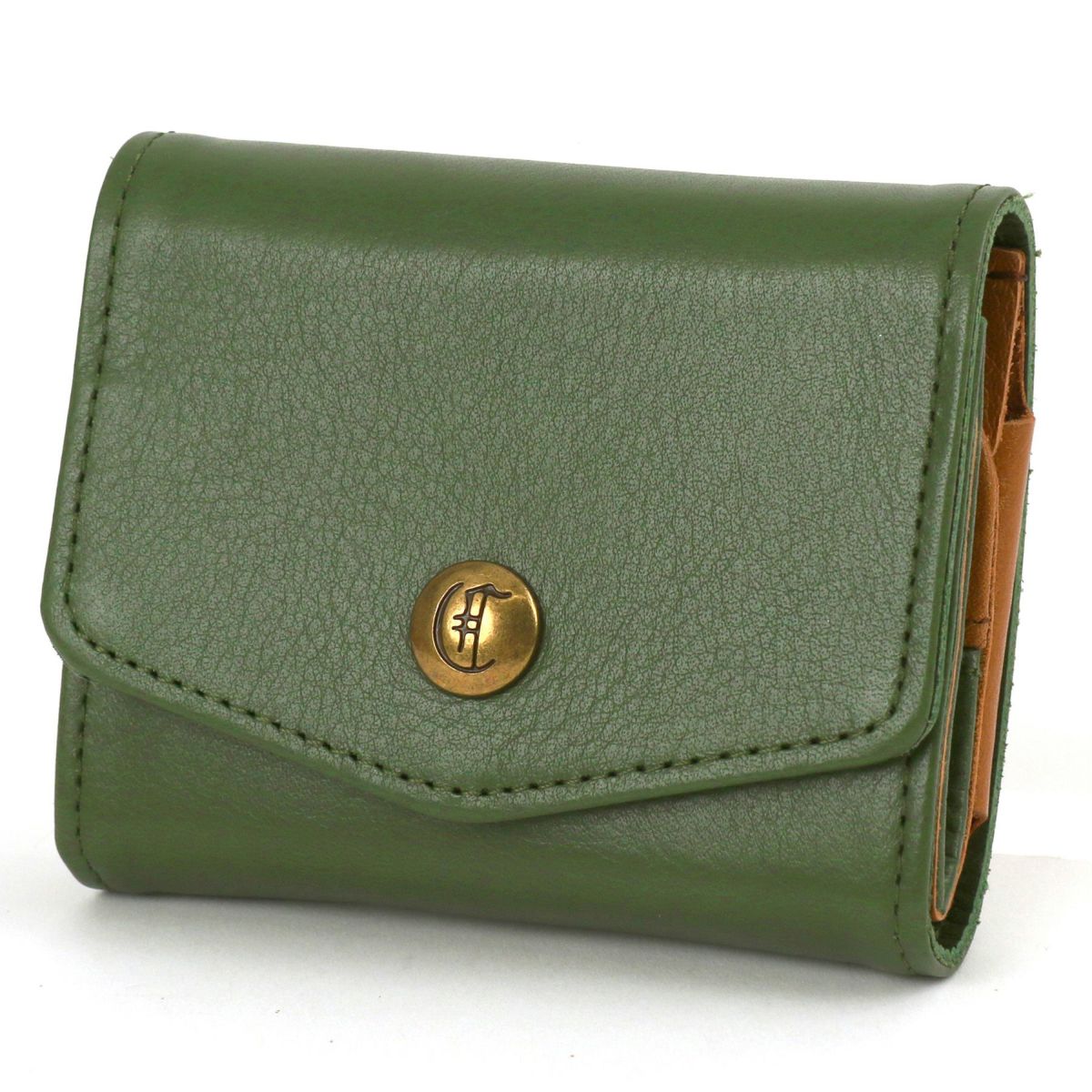 CLEDRAN クレドラン TRONC トロン 小銭入れ付き三つ折り財布 CR-CL3811