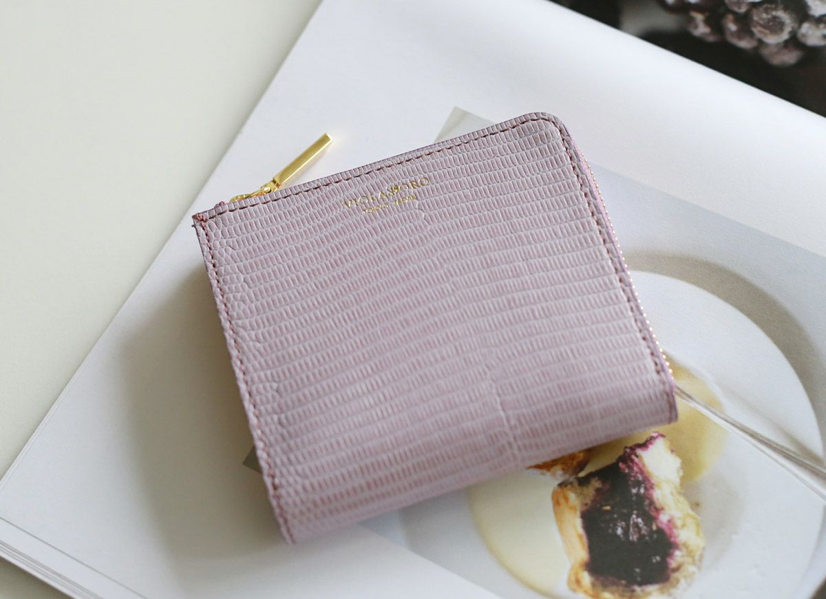 VIOLAd'ORO ヴィオラドーロ PORTA ポルタ 二つ折りL字型財布 V-5056