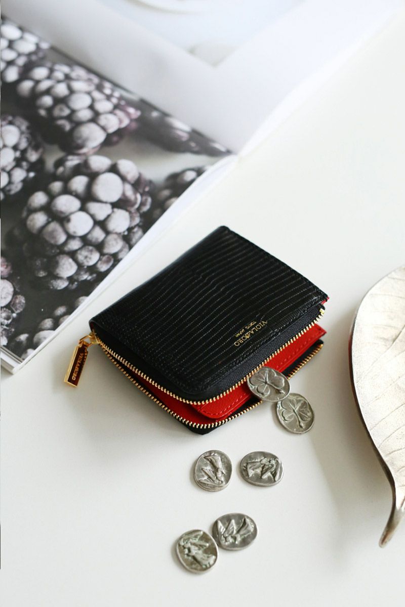 VIOLAd'ORO ヴィオラドーロ PORTA ポルタ 二つ折りL字型財布 V-5056