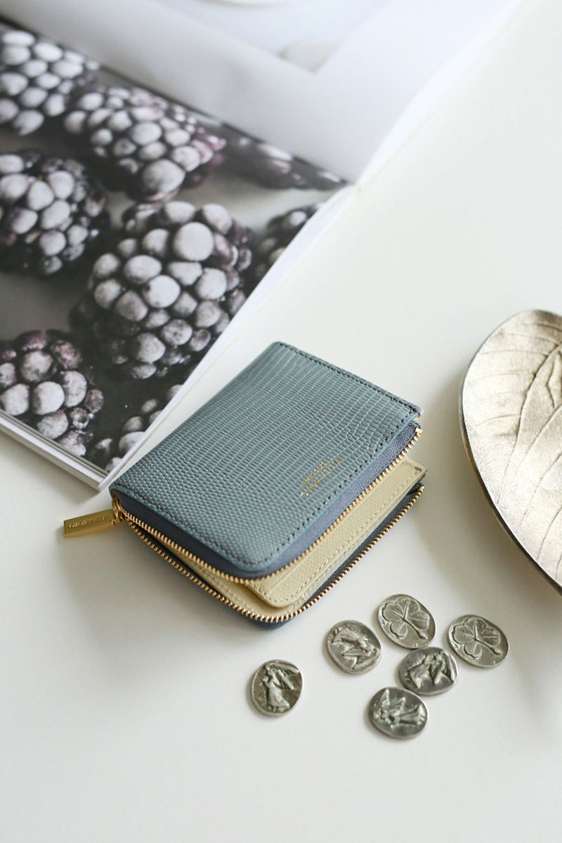 VIOLAd'ORO ヴィオラドーロ PORTA ポルタ 二つ折りL字型財布 V-5056