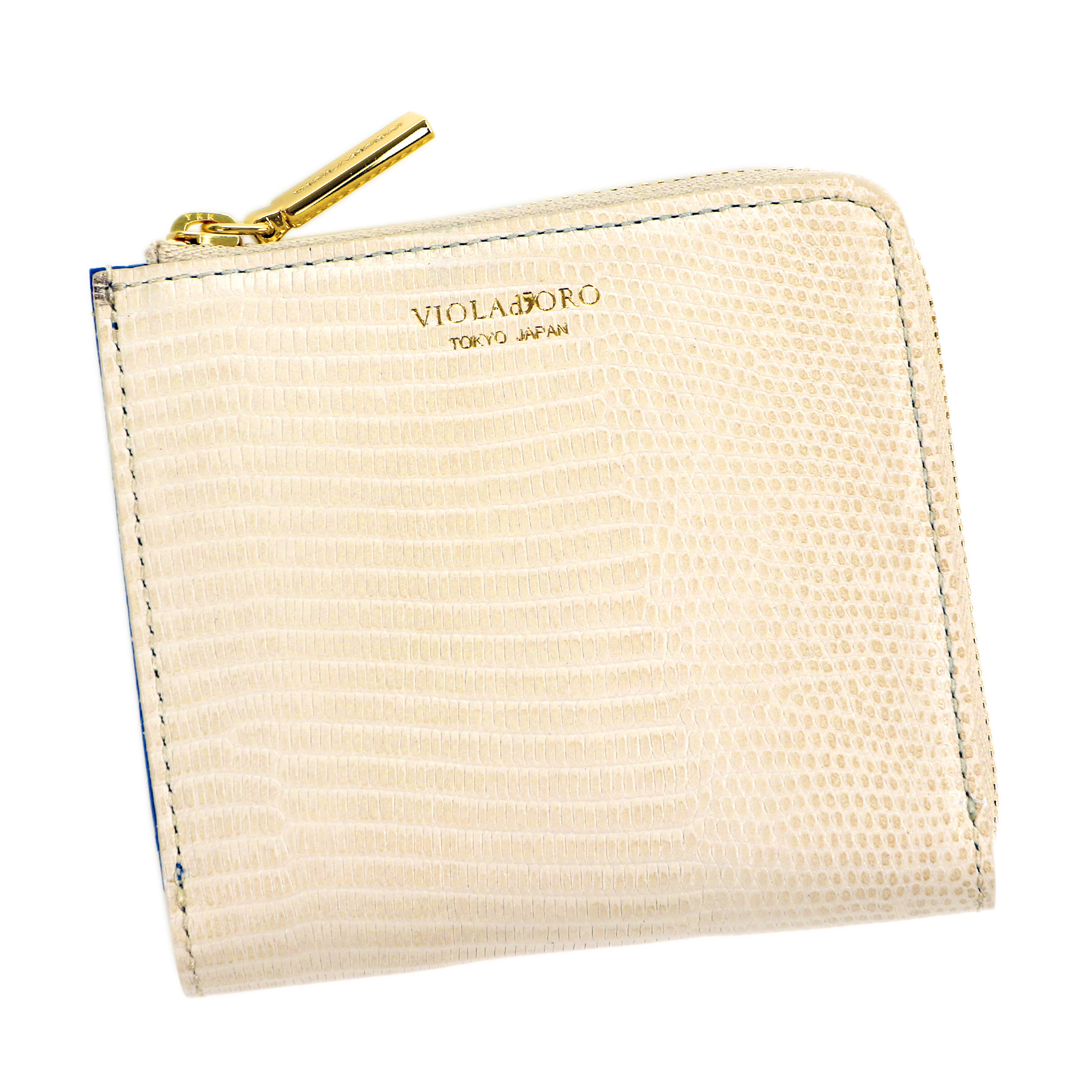 VIOLAd'ORO ヴィオラドーロ PORTA ポルタ 二つ折りL字型財布 V-5056