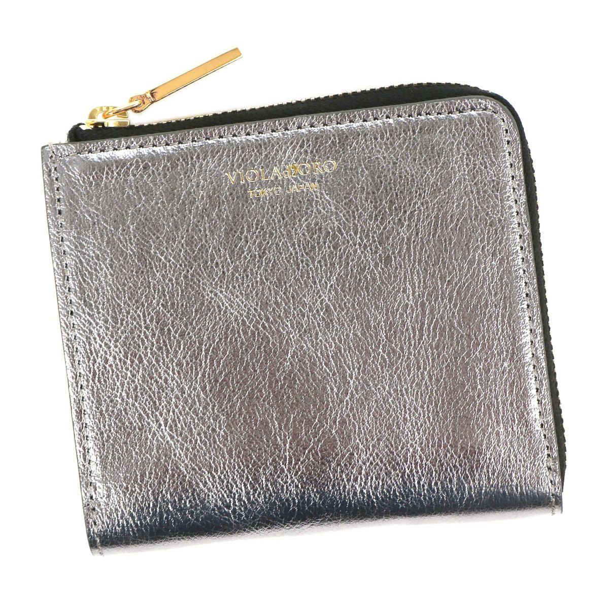 VIOLAd'ORO ヴィオラドーロ PORTA ポルタ 二つ折りL字型財布 V-5063