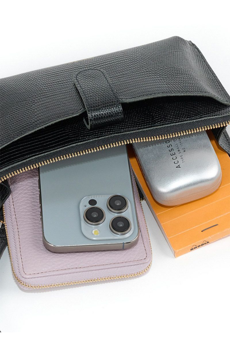 VIOLAd'ORO ヴィオラドーロ ADRIA アドリア 横型スマートフォンポシェット V-1326
