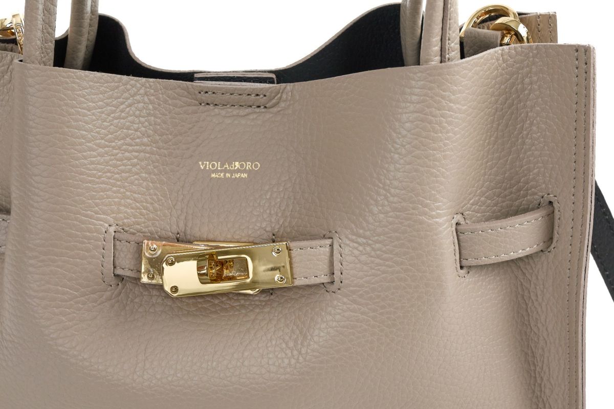 VIOLAd'ORO ヴィオラドーロ TRERO トレロ WフェイストートバッグM V-1496