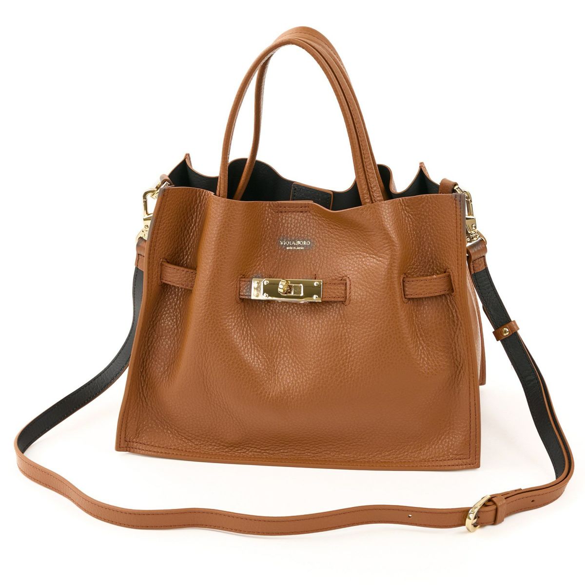 VIOLAd'ORO ヴィオラドーロ TRERO トレロ WフェイストートバッグM V-1496